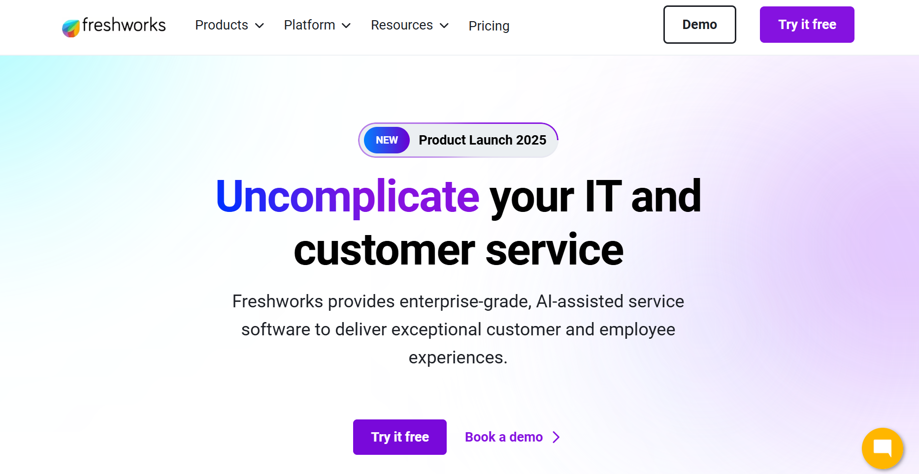 Dashboard of freshworks from the listicle of Best 6 Qualtrics Alternatives for Philippine CX Teams in 2026 by SurveySensum
