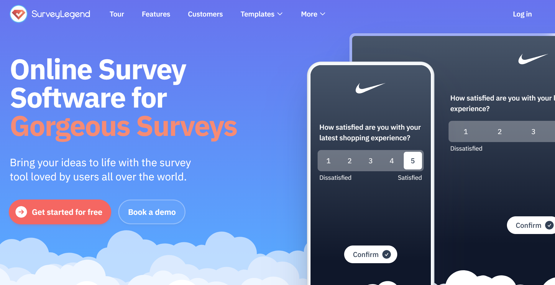 Dashboard of SurveyLegend from the listicle of Top 6 NPS Tools in Saudi Arabia (2026): Built for WhatsApp, Arabic, and Fast Closure by SurveySensum