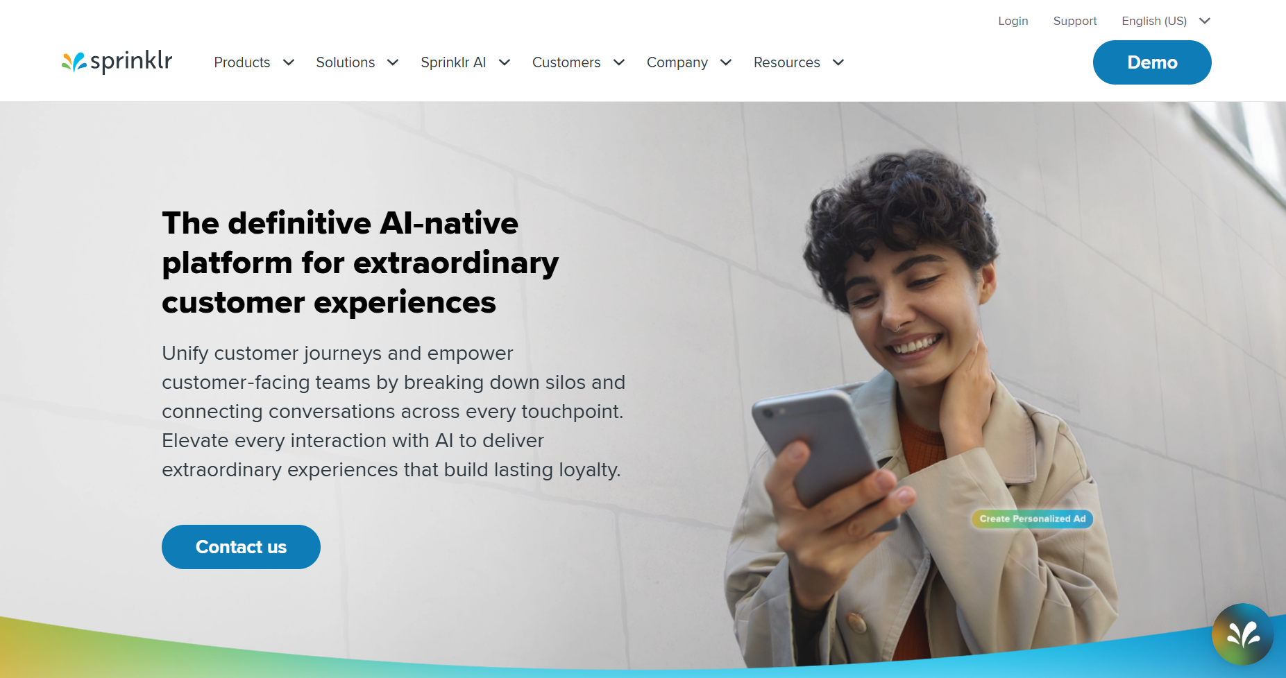 Dashboard of sprinklr from the listicle of Top 5 Medallia Alternatives in Indonesia (2026) for Fast, Execution-First CX by surveysensum 