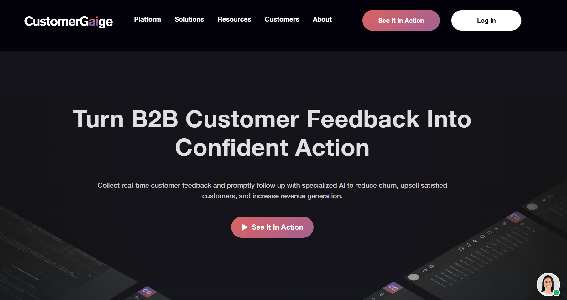 Dashboard of Customergauge from the listicle Top 5 Medallia Alternatives in India Built for Real CX Execution by SurveySensum
