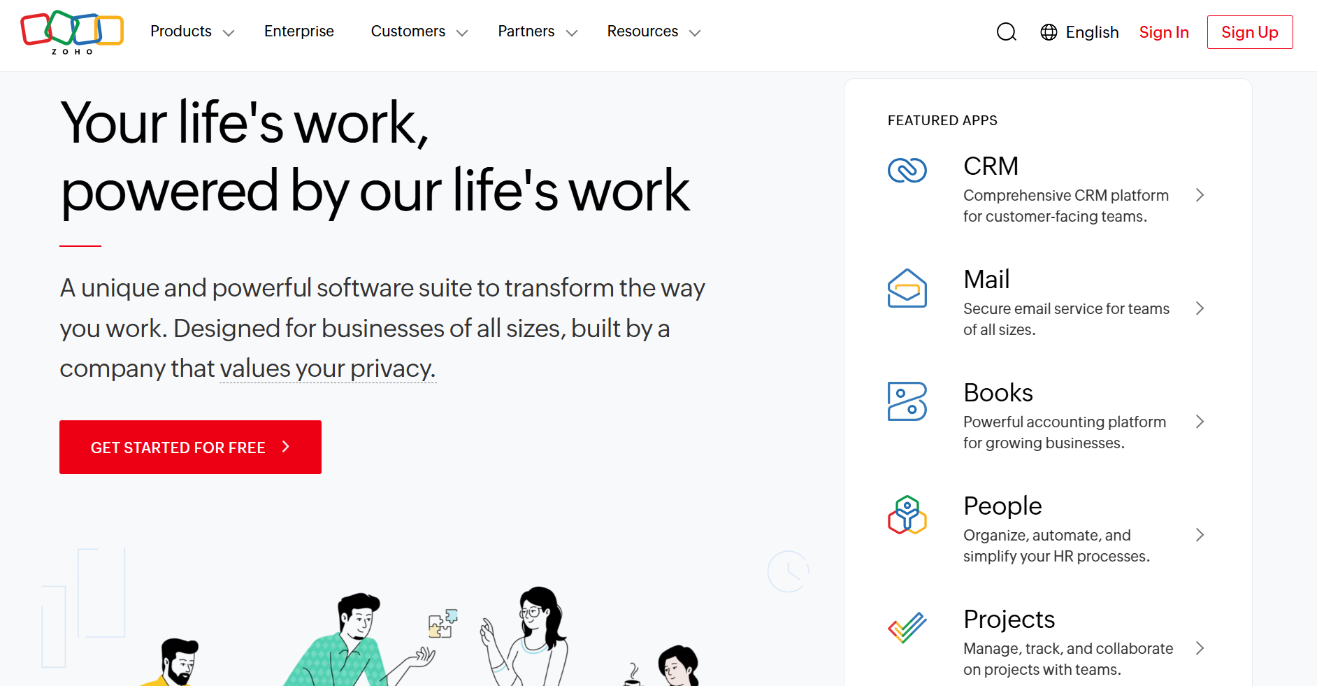 Dashboard of Zoho from the listicle of Best 5 Medallia Alternatives in Philippines by SurveySensum 