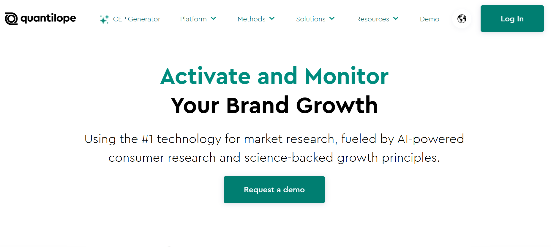 Dashboard of Quantilope from the listicle of Best Qualtrics Alternatives for Market Research by SurveySensum