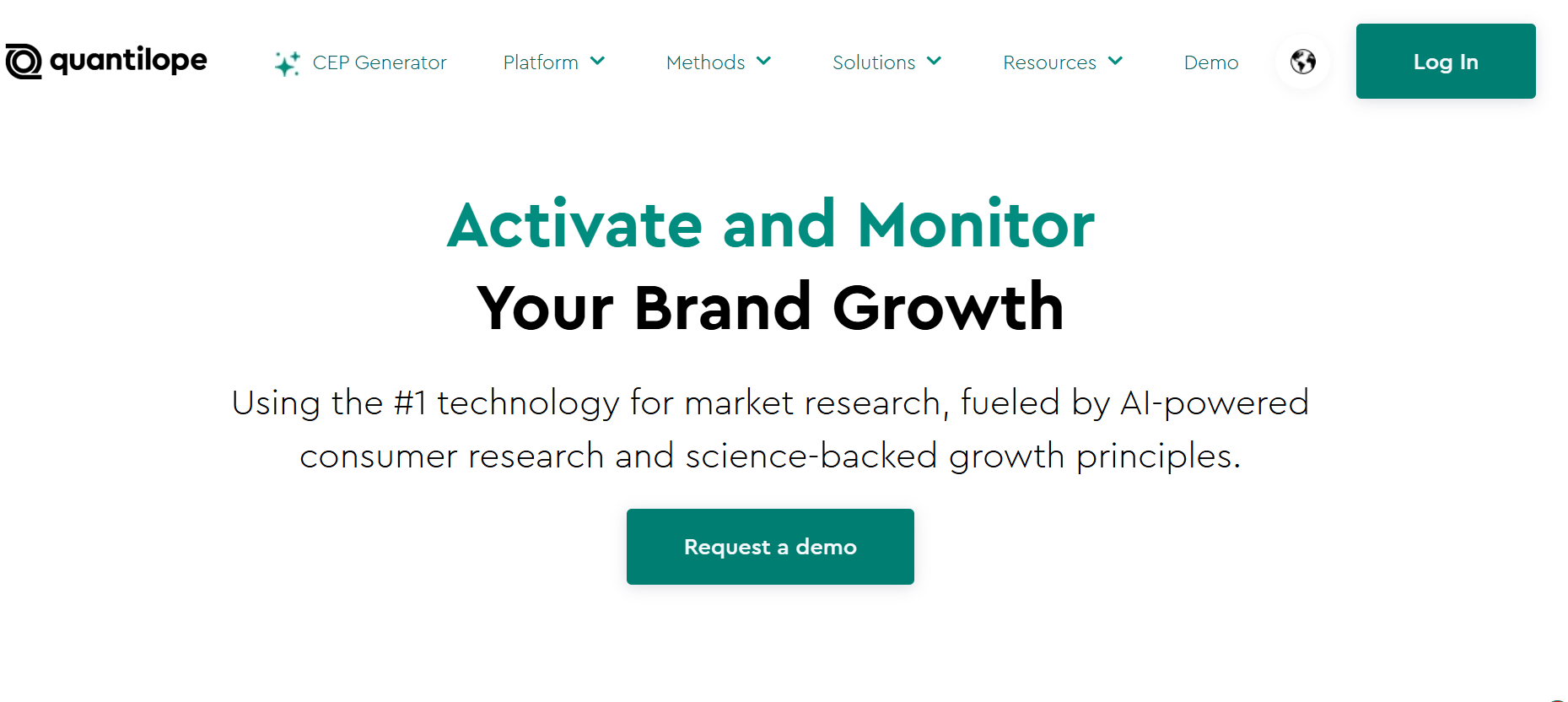Dashboard of Quantilope from the listicle of 9 Best AI Market Research Platforms for Faster Insights by SurveySensum