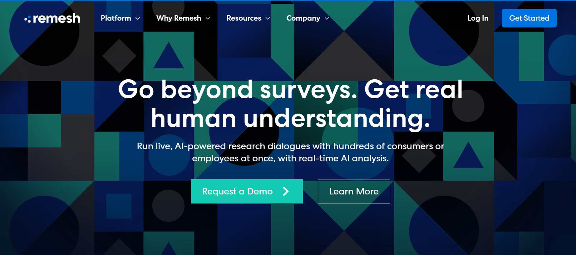 Dashboard of Remesh from the listicle of Best Qualtrics Alternatives for Market Research by SurveySensum
