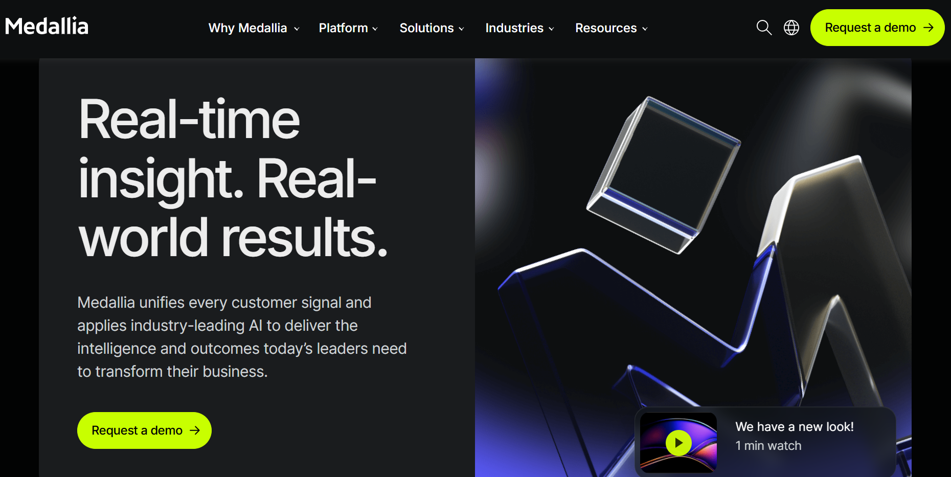 Dashboard of Medallia from the listicle of Best NPS Software: From Measurement to Action by SurveySensum