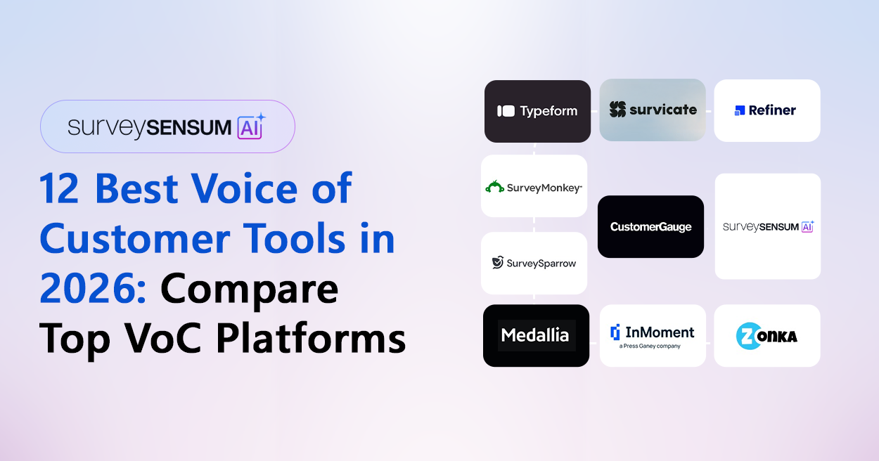 12 Best Voice of the Customer tools to Listen to your Customers Effectively